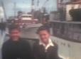 Départ d'un bateau en 1950